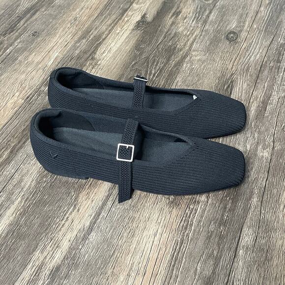 VIVAIA Margot Mary Jane Women Flat Shoes Slip on Square-Toe   Size 41/41.5‎ - Picture 2 of 7